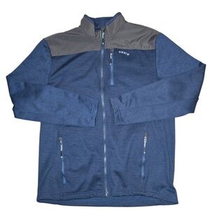 Orvis Navy and Charcoal Zip-Up Jacket